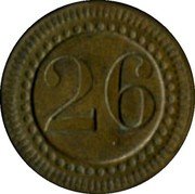 France 5 Centimes Paris. Seine. Acoulon & Blondelet ND (1917) 26 coin reverse France 5 Centimes Paris. Seine. Acoulon & Blondelet ND (1917) 26 coin reverse