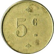 France 5 Centimes Paris. Seine. Bouillon Lambin ND (1917) 5C coin obverse France 5 Centimes Paris. Seine. Bouillon Lambin ND (1917) 5C coin obverse