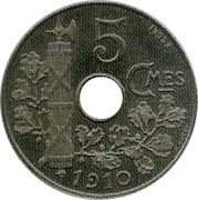 France 5 Centimes Patey Essai. Perforated 1910  5 C MES 1910 ESSAI A.PATEY coin reverse France 5 Centimes Patey Essai. Perforated 1910  5 C MES 1910 ESSAI A.PATEY coin reverse