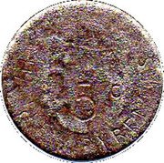 France 5 Centimes (Tarbes) 5C. HAUTES PYRENEES coin reverse