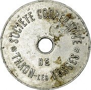 France 50 Centimes Commune Thaon-les-Vosges 1916 ND SOCIÉTÉ COOPÉRATIVE DE THAON LES VOSGES coin obverse