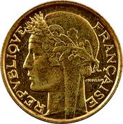 France 50 Centimes (Essai by Morlon. Piedfort) KM# PE301 REPUBLIQUE FRANÇAISE MORLON coin obverse