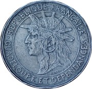 France 50 Centimes KM# 45 Guadeloupe RÉPUBLIQUE FRANÇAISE A . PATEY GUADELOUPE ET DÉPENDANCES coin obverse France 50 Centimes KM# 45 Guadeloupe RÉPUBLIQUE FRANÇAISE A . PATEY GUADELOUPE ET DÉPENDANCES coin obverse