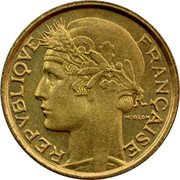 France 50 Centimes Marianne by Morlon. Essai 1931  Straight trial, with grapes and with fruit KM# AE64 REPUBLIQUE FRANÇAISE MORLON coin obverse France 50 Centimes Marianne by Morlon. Essai 1931  Straight trial, with grapes and with fruit KM# AE64 REPUBLIQUE FRANÇAISE MORLON coin obverse