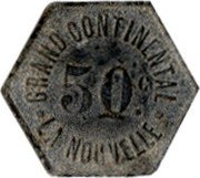 France 50 Centimes (Port-la-Nouvelle) 50 C. GRAND CONTINENTAL LA NOUVELLE coin obverse