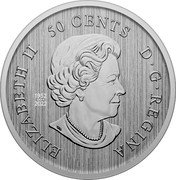 Canada 50 Cents Mosaic of Canadian Icons 2023 Only in set ELIZABETH II D G REGINA 50 CENTS 1952 2022 SB coin obverse Canada 50 Cents Mosaic of Canadian Icons 2023 Only in set ELIZABETH II D G REGINA 50 CENTS 1952 2022 SB coin obverse