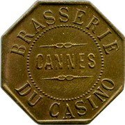 France 60 Centimes (Cannes. Brasserie du Casino) CANNES BRASSERIE DU CASINO coin obverse