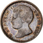 France 1/2 Franc (Napoleon II Essai) X# E11 NAPOLEON II EMPEREUR coin obverse France 1/2 Franc (Napoleon II Essai) X# E11 NAPOLEON II EMPEREUR coin obverse