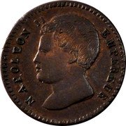 France 1/2 Franc (Napoleon II Pretender Coinage) X# E11a NAPOLEON II EMPEREUR. coin obverse France 1/2 Franc (Napoleon II Pretender Coinage) X# E11a NAPOLEON II EMPEREUR. coin obverse