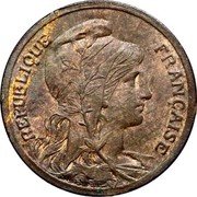 France 1 Centime Daniel-Dupuis 1898  REPUBLIQUE FRANÇAISE DANIEL-DUPUIS coin obverse