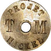 France 1 Centime Essai ND (1889)Â PROJET T - M NICKEL coin obverse France 1 Centime Essai ND (1889)Â PROJET T - M NICKEL coin obverse