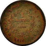 France 1 Centime Essai Napoleon II 1816 X# E6 1 CENTIME ESSAI EMPIRE FRANÇAIS 1816 coin reverse France 1 Centime Essai Napoleon II 1816 X# E6 1 CENTIME ESSAI EMPIRE FRANÇAIS 1816 coin reverse