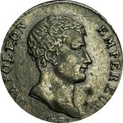 France 1 Centime (Napoleon I. Pattern of Tiolier) NAPOLEON - EMPEREUR TIOLIER coin obverse