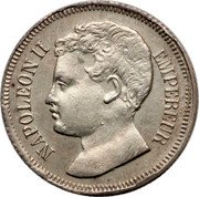 France 1 Franc (Napoleon II Essai) X# E12 NAPOLEON II EMPEREUR coin obverse France 1 Franc (Napoleon II Essai) X# E12 NAPOLEON II EMPEREUR coin obverse