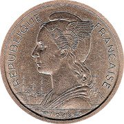 France 1 Franc (Reunion Essai) KM# E3 RÉPUBLIQUE FRANÇAISE L.BAZOR GB ESSAI 1948 coin obverse France 1 Franc (Reunion Essai) KM# E3 RÉPUBLIQUE FRANÇAISE L.BAZOR GB ESSAI 1948 coin obverse