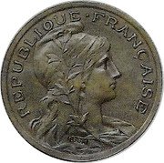 France 10 Centimes (Daniel-Dupuis essai.Legende large) REPUBLIQUE FRANCAISE ESSAI coin obverse France 10 Centimes (Daniel-Dupuis essai.Legende large) REPUBLIQUE FRANCAISE ESSAI coin obverse