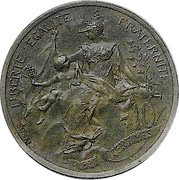 France 10 Centimes (Daniel-Dupuis essai.Legende large) LIBERTE EGALITE FRATERNITE 10 CENTIMES 1897 coin reverse France 10 Centimes (Daniel-Dupuis essai.Legende large) LIBERTE EGALITE FRATERNITE 10 CENTIMES 1897 coin reverse