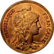France 10 Centimes (Essai by Dupuis. No date) DANIEL DUPUIS RÉPUBLIQUE FRANÇAISE coin obverse