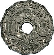 France 10 Centimes Essai by Lindauer. 12 Sides 1939 LIBERTÉ ÉGALITÉ FRATERNITÉ 10 CMES 1939 coin reverse France 10 Centimes Essai by Lindauer. 12 Sides 1939 LIBERTÉ ÉGALITÉ FRATERNITÉ 10 CMES 1939 coin reverse