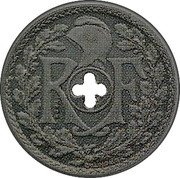 France 10 Centimes (Essai by Lindauer. Cross) RF EM LINDAUER coin obverse