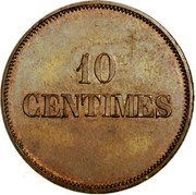 France 10 Centimes (Essai) KM# E16 10 CENTIMES coin obverse France 10 Centimes (Essai) KM# E16 10 CENTIMES coin obverse
