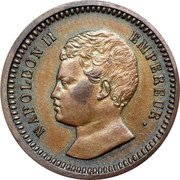 France 10 Centimes Essai Light. Napoleon II 1816 X# E9 NAPOLEON II EMPEREUR. coin obverse France 10 Centimes Essai Light. Napoleon II 1816 X# E9 NAPOLEON II EMPEREUR. coin obverse