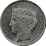 France 10 Centimes (Libertine. Essai by Barre) REPUBLIQUE FRANÇAISE BARRE F. coin obverse France 10 Centimes (Libertine. Essai by Barre) REPUBLIQUE FRANÇAISE BARRE F. coin obverse