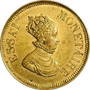 France 10 centimes (Louis XIII Essai) ESSAI MONÉTAIRE coin obverse France 10 centimes (Louis XIII Essai) ESSAI MONÉTAIRE coin obverse