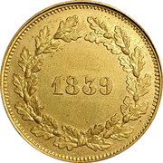 France 10 centimes (Louis XIII Essai) 1839 coin reverse France 10 centimes (Louis XIII Essai) 1839 coin reverse