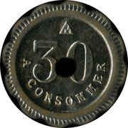 France 10 Centimes Paris. M. Bernard 1917 ND 30 A CONSOMMER coin reverse France 10 Centimes Paris. M. Bernard 1917 ND 30 A CONSOMMER coin reverse