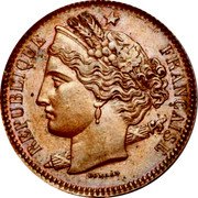 France 10 Centimes Pattern by Domard 1848  RÉPUBLIQUE FRANÇAISE.. DOMARD coin obverse France 10 Centimes Pattern by Domard 1848  RÉPUBLIQUE FRANÇAISE.. DOMARD coin obverse