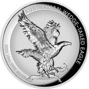 Australia 10 Dollars Australian Wedge-tailed Eagle. Memorial Obverse 2023 P JM AUSTRALIAN WEDGE-TAILED EAGLE 2023 10 OZ 9999 SILVER P coin reverse Australia 10 Dollars Australian Wedge-tailed Eagle. Memorial Obverse 2023 P JM AUSTRALIAN WEDGE-TAILED EAGLE 2023 10 OZ 9999 SILVER P coin reverse