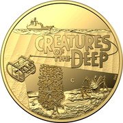 Australia 10 Dollars (Creatures of the Deep) CREATURES OF THE DEEP C SMS coin reverse Australia 10 Dollars (Creatures of the Deep) CREATURES OF THE DEEP C SMS coin reverse