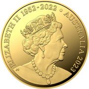 Australia 10 Dollars Kangaroo. Mob of Thirty 2023 C Proof ELIZABETH II 1952 - 2022 AUSTRALIA 2023 JC coin obverse Australia 10 Dollars Kangaroo. Mob of Thirty 2023 C Proof ELIZABETH II 1952 - 2022 AUSTRALIA 2023 JC coin obverse
