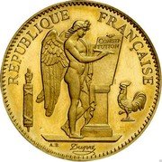 France 100 Francs (Genius - Essai) KM# E34 RÉPUBLIQUE FRANÇAISE CONSTI- TUTION A. B. DUPRÉ coin obverse
