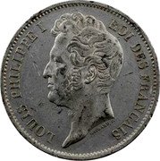 France 100 Francs (Louis Philippe I. Pattern by Gayrard) LOUIS PHILIPPE I ROI DES FRANCAIS GAYRARD F. coin obverse France 100 Francs (Louis Philippe I. Pattern by Gayrard) LOUIS PHILIPPE I ROI DES FRANCAIS GAYRARD F. coin obverse