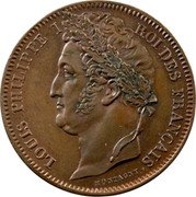 France 100 Francs Louis Philippe I. Pattern by Montagny 1831 LOUIS PHILIPPE I ROI DES FRANÇAIS MONTAGNY coin obverse France 100 Francs Louis Philippe I. Pattern by Montagny 1831 LOUIS PHILIPPE I ROI DES FRANÇAIS MONTAGNY coin obverse