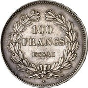 France 100 Francs (Louis-Philippe I. Pattern of Domard) 100 FRANCS ESSAI coin reverse