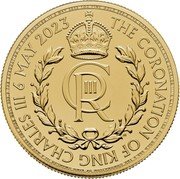 UK 100 Pounds Charles III Coronation 2023  Bullion THE CORONATION OF KING CHARLES III 6 MAY 2023 1 OZ FINE GOLD 999.9 THE CORONATION OF KING CHARLES III 6 MAY 2023 JB coin reverse UK 100 Pounds Charles III Coronation 2023  Bullion THE CORONATION OF KING CHARLES III 6 MAY 2023 1 OZ FINE GOLD 999.9 THE CORONATION OF KING CHARLES III 6 MAY 2023 JB coin reverse