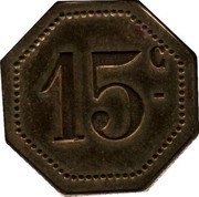 France 15 Centimes (Remiremont. Trianon Remiremont) 15 C_ coin reverse France 15 Centimes (Remiremont. Trianon Remiremont) 15 C_ coin reverse