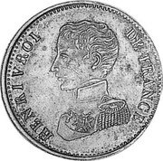 France 2 Francs (Henri V Pretender. Essai) X# E30 HENRI V ROI DE FRANCE coin obverse