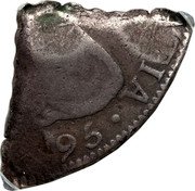 France 2 Livres 5 Sous (Guadeloupe British Occupation) KM# 30 NIA 95 coin reverse