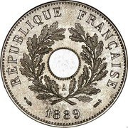 France 20 Centimes (Essai) A RÉPUBLIQUE FRANÇAISE 1889 coin obverse France 20 Centimes (Essai) A RÉPUBLIQUE FRANÇAISE 1889 coin obverse