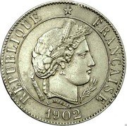 France 20 Centimes Essai by Merley. Libertine 1902 A L. MERLEY RÉPUBLIQUE FRANÇAISE 1902 coin obverse