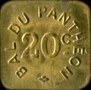 France 20 Centimes Paris. Bal du Pantheon 1917 ND 20 C. BAL DU PANTHÉON coin obverse France 20 Centimes Paris. Bal du Pantheon 1917 ND 20 C. BAL DU PANTHÉON coin obverse