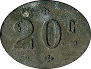 France 20 Centimes Paris. Seine. Alhambra 1904 20 С coin obverse France 20 Centimes Paris. Seine. Alhambra 1904 20 С coin obverse