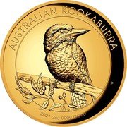 Australia 200 Dollars Australian Kookaburra. Elizabeth II 2021 P Proof; High Relief AUSTRALIAN KOOKABURRA AH P 2021 2OZ 9999 GOLD coin reverse Australia 200 Dollars Australian Kookaburra. Elizabeth II 2021 P Proof; High Relief AUSTRALIAN KOOKABURRA AH P 2021 2OZ 9999 GOLD coin reverse