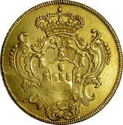 France 22 Livres (Guadeloupe Countermarked Coinage) KM# 5 coin reverse France 22 Livres (Guadeloupe Countermarked Coinage) KM# 5 coin reverse