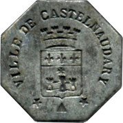 France 25 Centimes (Castelnaudary) VILLE DE CASTELNAUDARY coin obverse France 25 Centimes (Castelnaudary) VILLE DE CASTELNAUDARY coin obverse