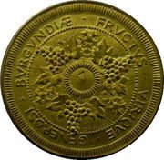 France 25 Centimes (Chamber of Commerce.Pattern) GENEROSI BVRGVNDIAE FRVCTVS VIRIOVE O. YENCESSE coin reverse